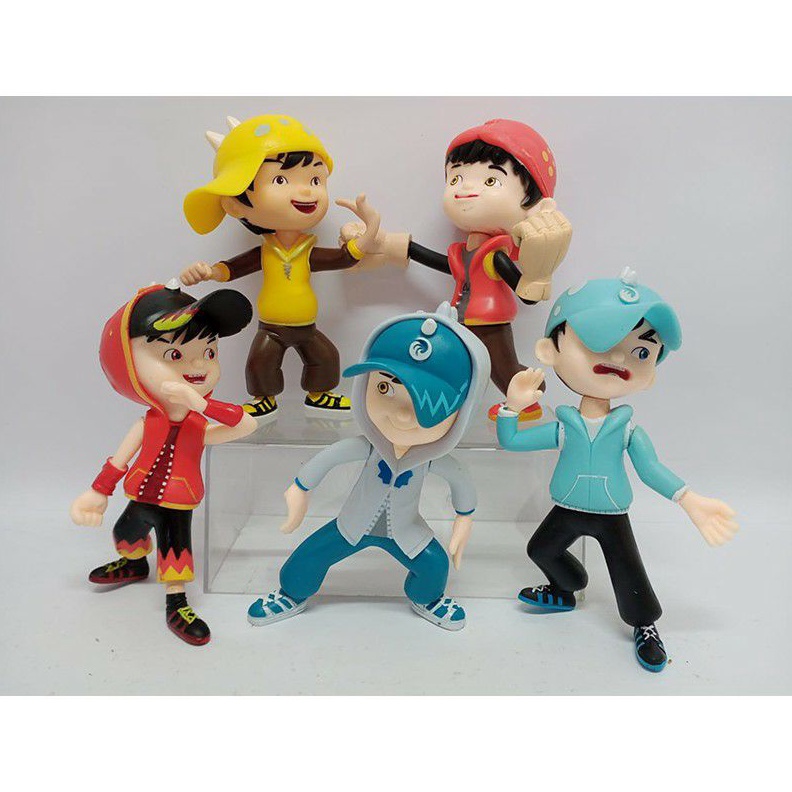 Mainan action figure pajangan boboiboy boboi boy halilintar air angin galaxy petir yaya fangCOD ART 