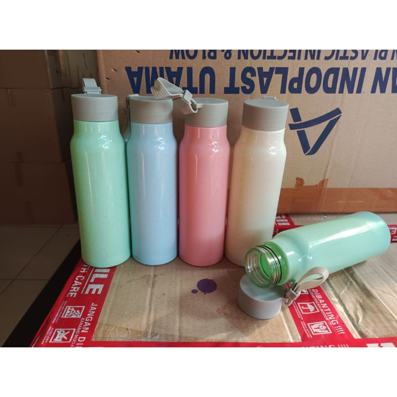 Souvenir Tumbler Botol Jerami Kaca Gandum Affordable