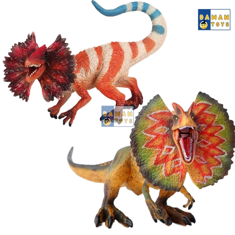 Jurassic World Dilophosaurus Mainan Edukasi Figure Dinosaurus Jurassic Park ART H5M6