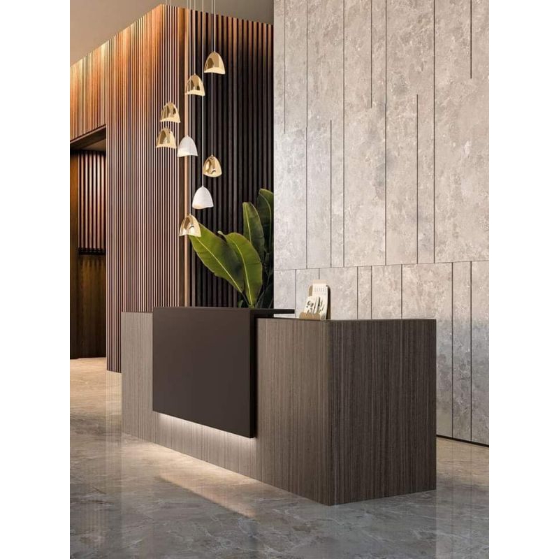 Meja Resepsionis minimalis