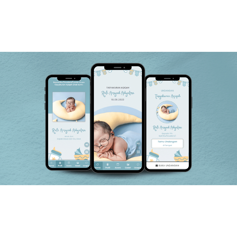 Undangan Digital Website Premium Aqiqah