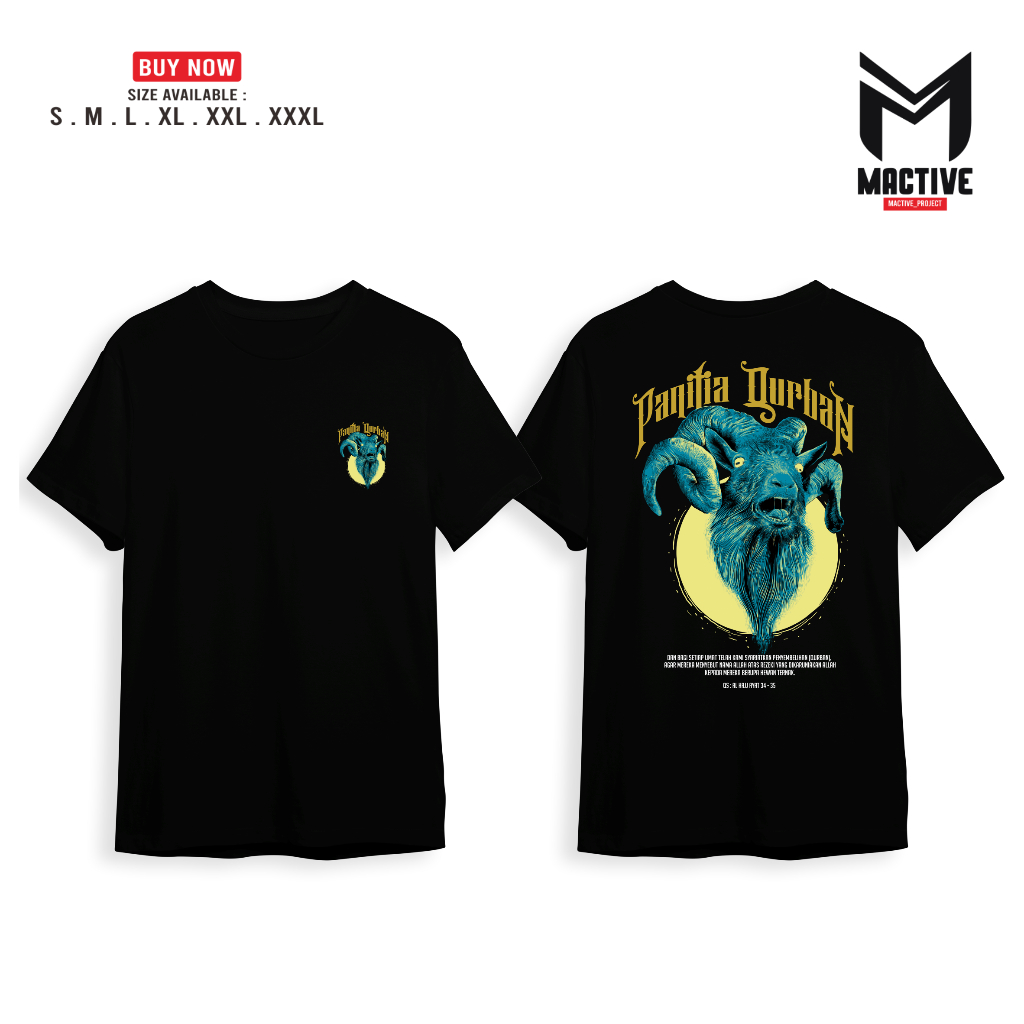 KAOS GOAT QURBAN 1446H SAPI KAMBING IDUL ADHA KAOS LEBARAN KAOS SABLON CUSTOM COMBED 30S