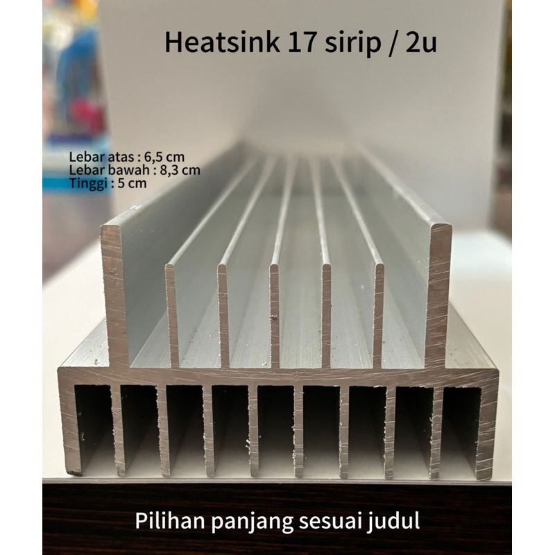 Heatsink 2u 17 sirip 20 cm | Pendingin Heatsink 2U 20 cm 17 sirip