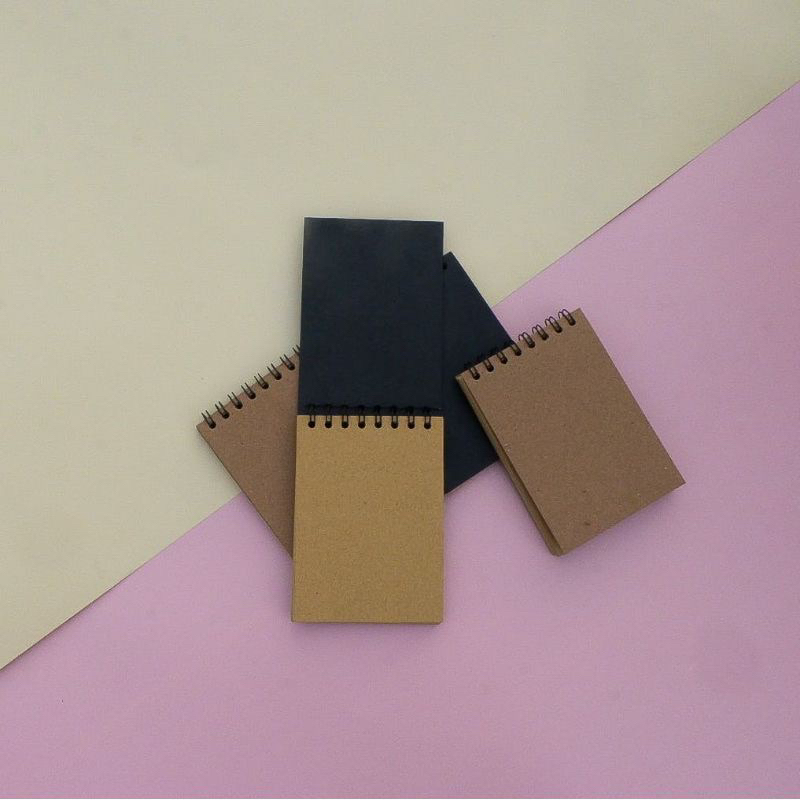 

MINI BOK BUKU SKETSA A7 COKLAT BROWN PAPER SKETTCHBOOK MINI
