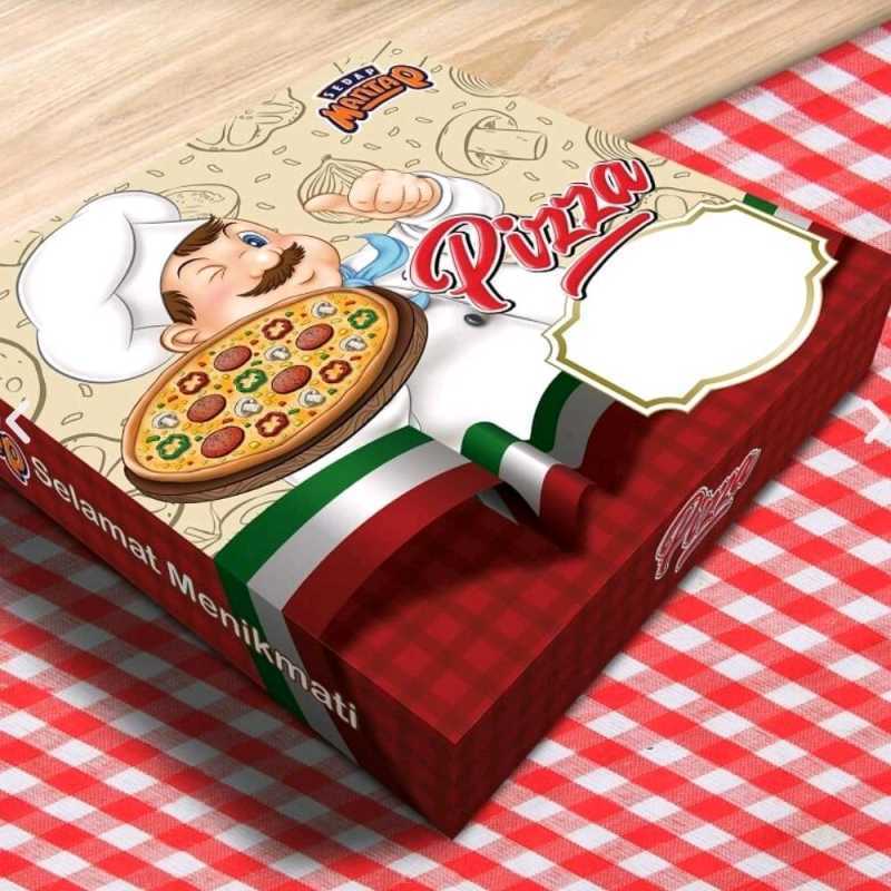 

Dus Pizza Motif 22x22x5 Sedap Mantap Gs