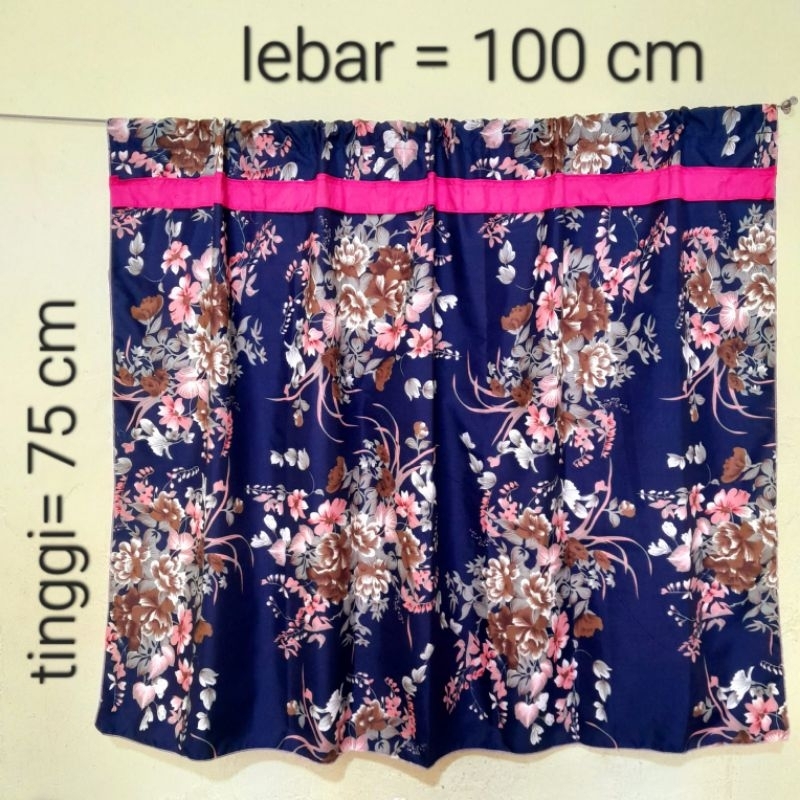 Gorden kolong dapur gorden kolong kompor tirai kolong kompor tirai bawah kompor gorden dapur