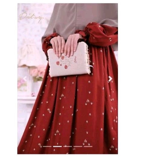 Ditsy NIGHTGOWN bulan Mei 2024 . spruce brown XXXL, sorrel plum, sorrel pink, rannei