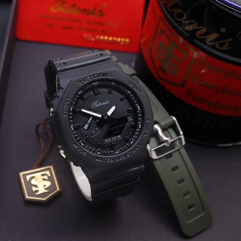 Jam tangan tetonis digital double time original anti air bisa berenang