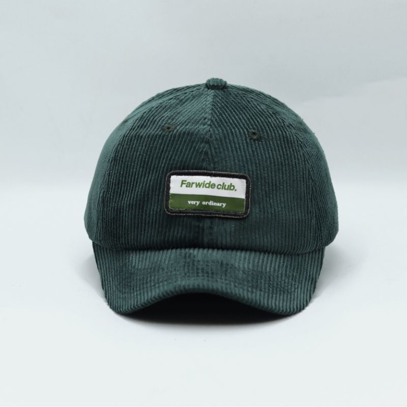 Farwide  - Topi Sixpanel Corduroy Lidah Pendek
