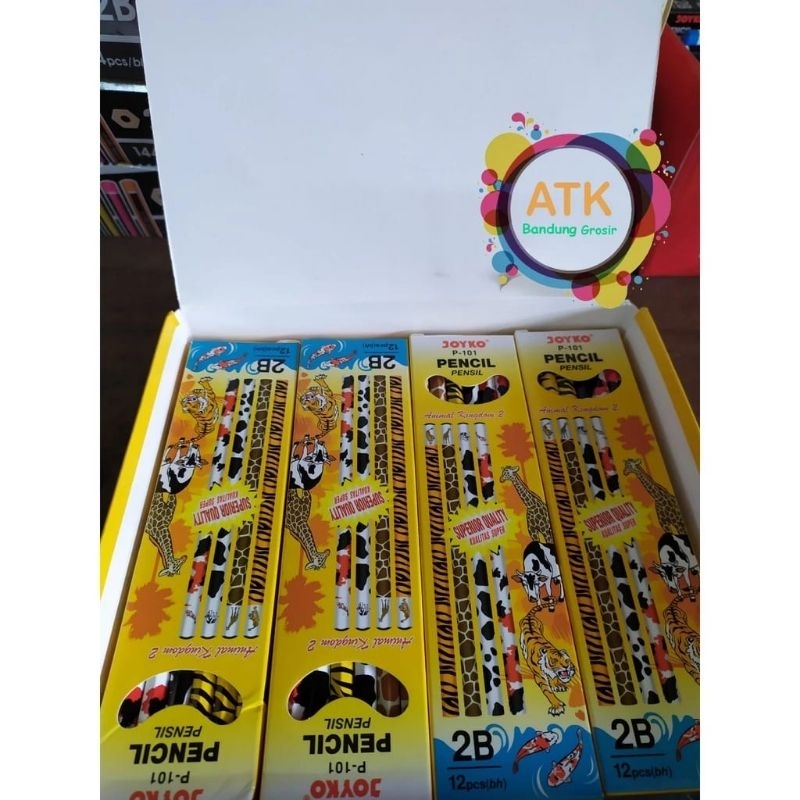 

Pensil Joyko P-101/2B/Animal Kingdom 2 /1 BOX 12 PCS