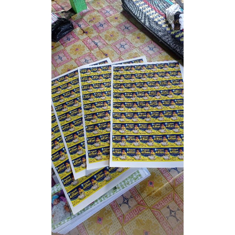 

Stiker Kromo A3 Custom