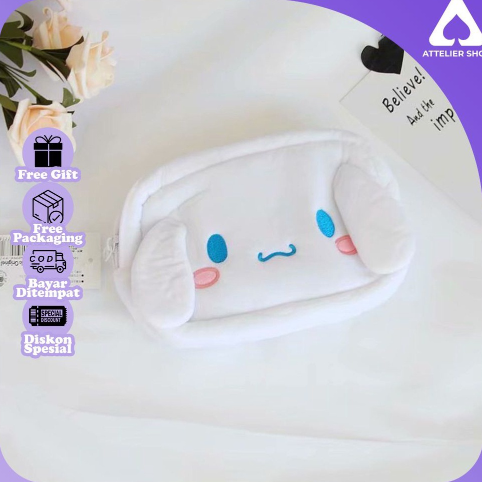 

Tempat Pensil Bulu Sanrio Cute Pouch Kosmetik Make Up Pouch Serbaguna 9115191152 ART S6J7