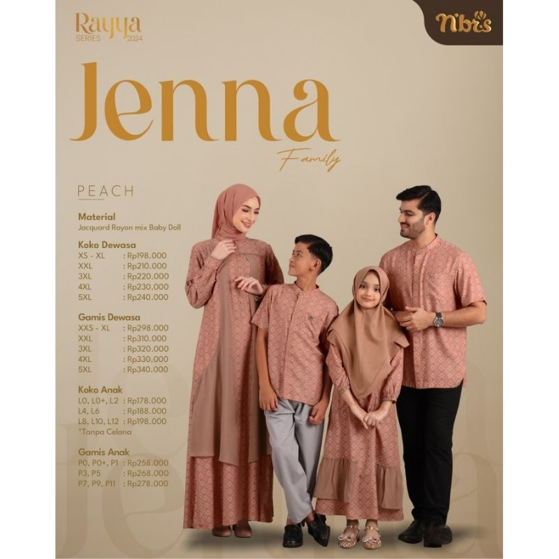 TERBARU RAYYA SERIES JENNA PEACH // SARIMBIT NIBRA'S RAYYA SERIES // COUPLE