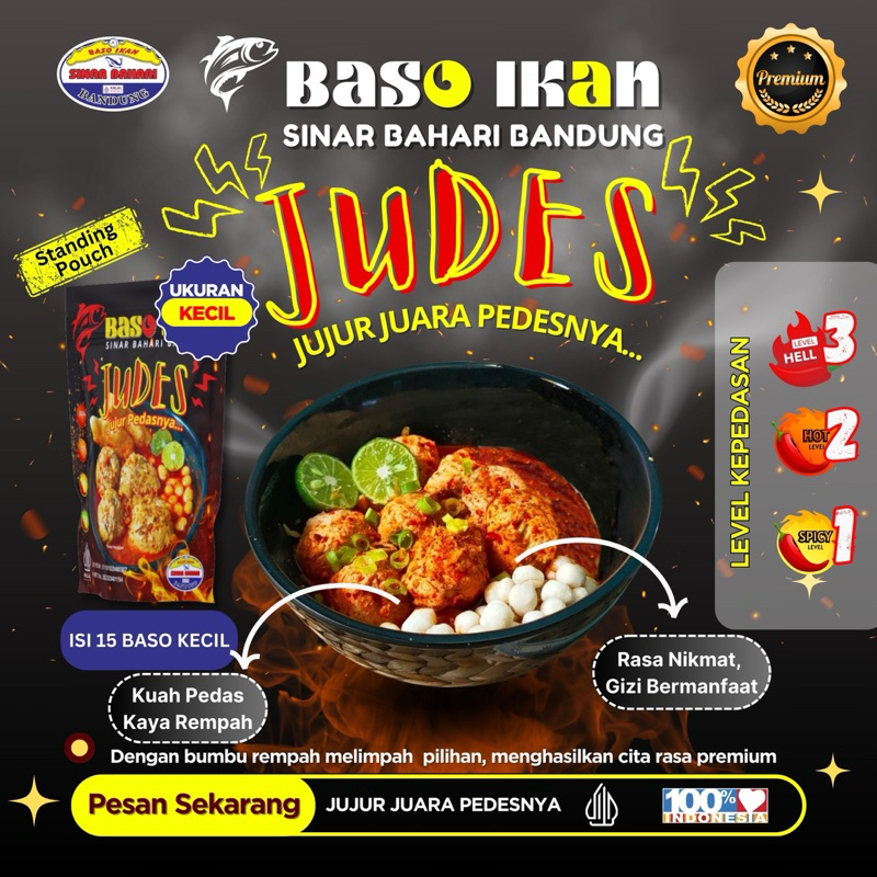 

PAKET KECIL BAKSO / BASO IKAN SINAR BAHARI BANDUNG PAKET JUDES Jujur Juara Pesdesnya