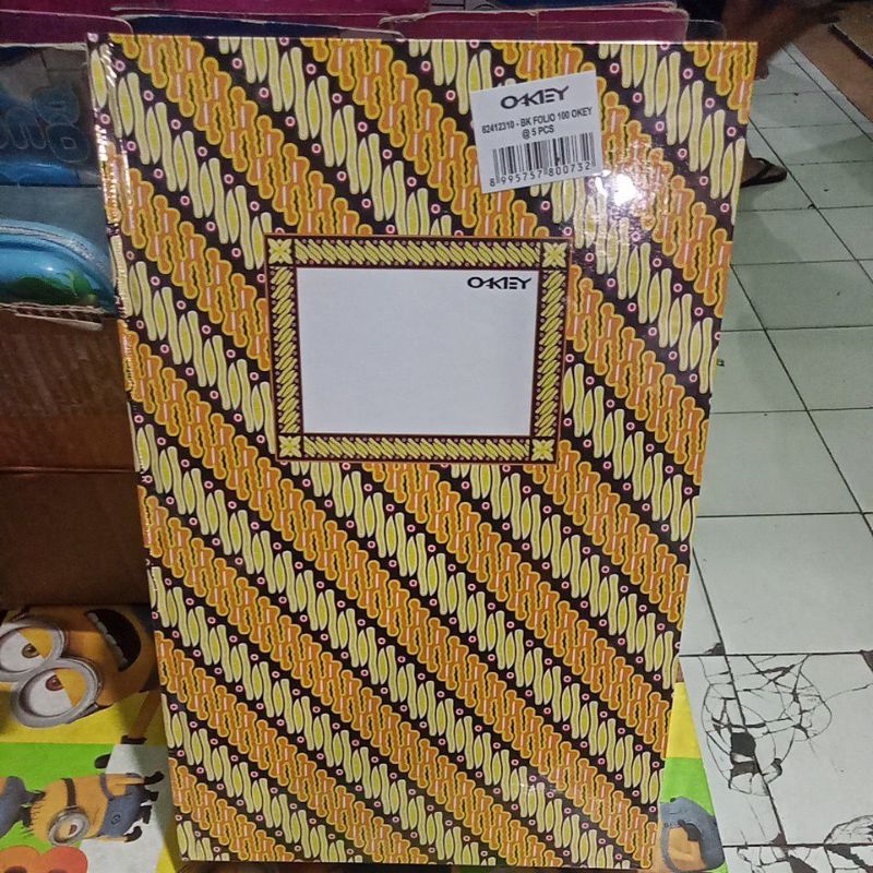 

buku folio 100 lembar okey hard caver / pcs