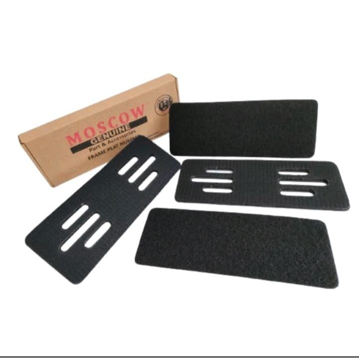 FRAMELESS  PLAT DUDUKAN PLAT-NOMOR-UNIVERSAL-FRAMELESS-PLAT-NOMOR-1-SET-MOTOR-(-CLEAN-LOOK-)-PLAT-VA