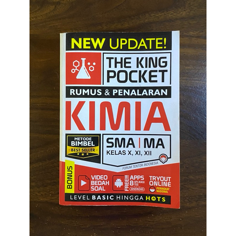 Preloved buku the king pocket rumus dan penalaran sma