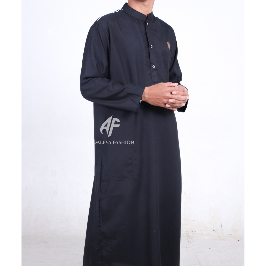 Pakean Cowo Idul Fitri Koko Panjang Juba Cowok Pria Original Ganis Bj Muslim Cwok Hubah Gaya Baru Te