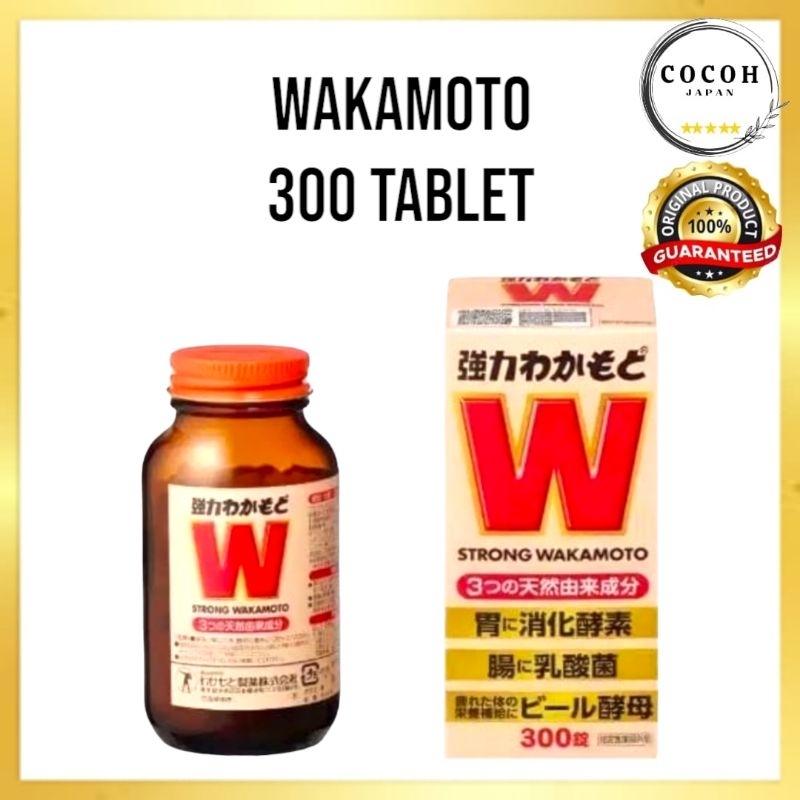 Strong Wakamoto 300 Tablet 100% Original Jepang