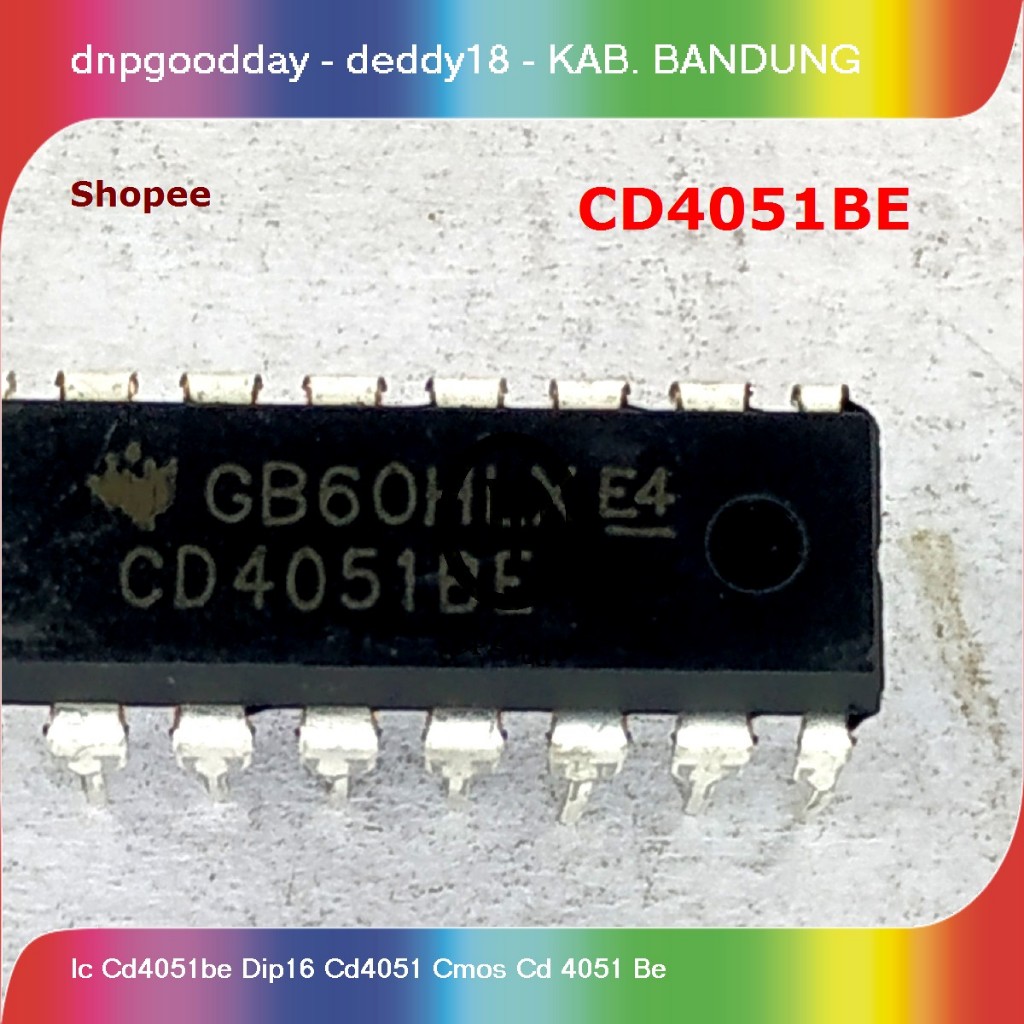 ic cd4051be dip16 cd4051 cmos cd 4051 be