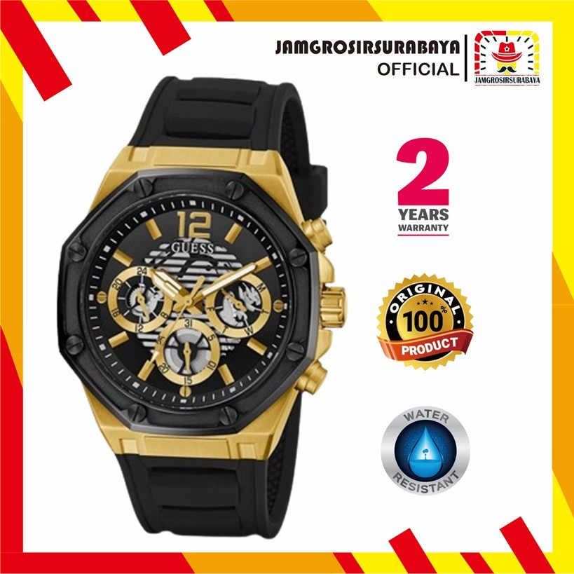 PROMO Jam Tangan Pria Guess GW0263G1 Momentum Multifunction Original Garansi 2 Tahun [✔COD]