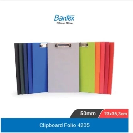 

Clipboard bantex/papan ujian ukuran folio 4205