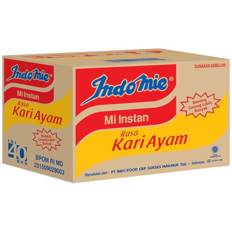 

Indomie Kari Ayam 1Dus isi 40pcs