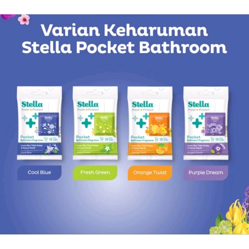 STELLA Pocket Bathroom Fragrance Fresh and Protect