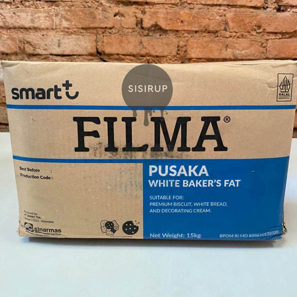 

Filma Pusaka Mentega Putih Repack 1kg / 1 kg Shortening Bakers Fat