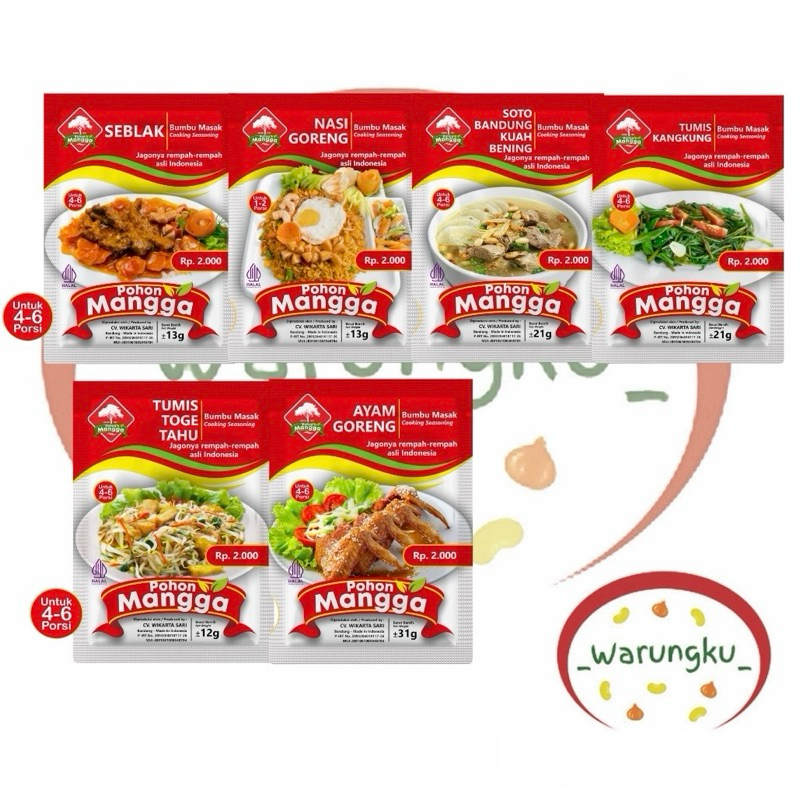 

POHON MANGGA Aneka Bumbu Nusantara 1PCS
