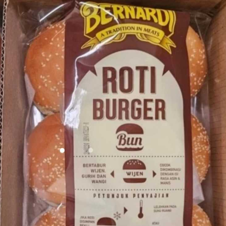 

Roti burger Wijen bernardi isi 6 pcs