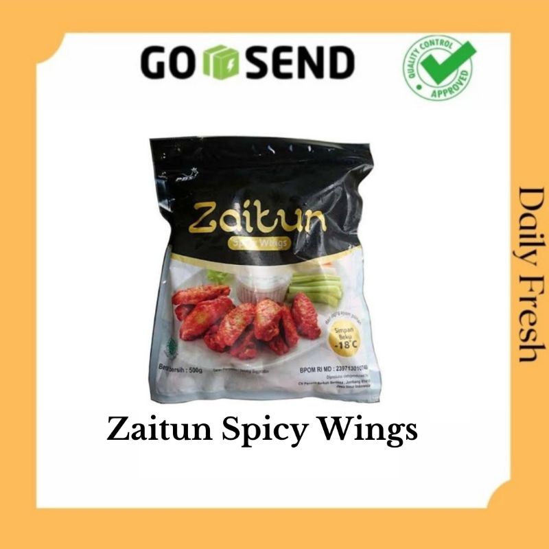 

Zaitun Spicy Wings 500gram