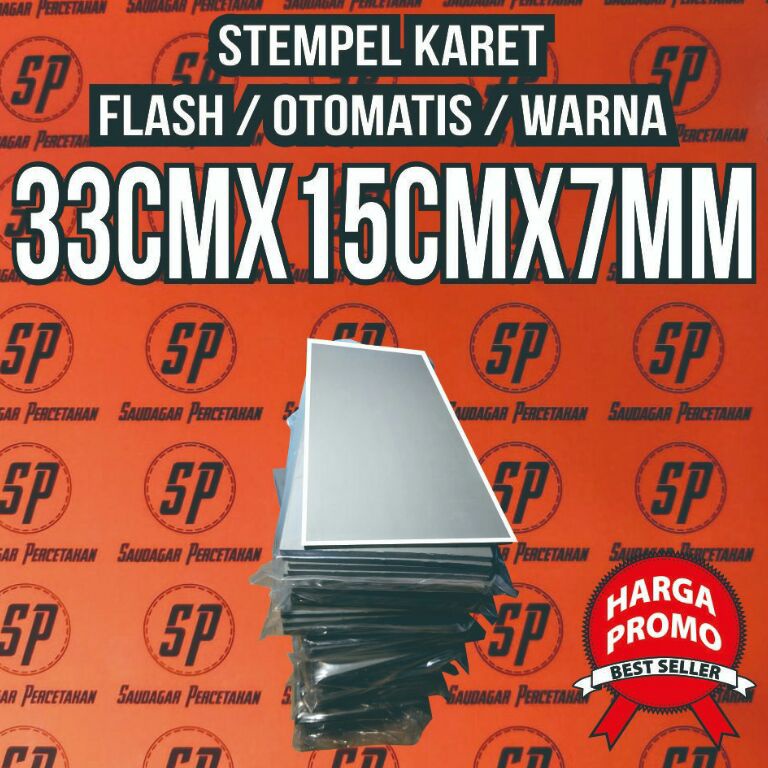 

KARET STEMPEL FLASH OTOMATIS READY 33x15cm ART R7L3