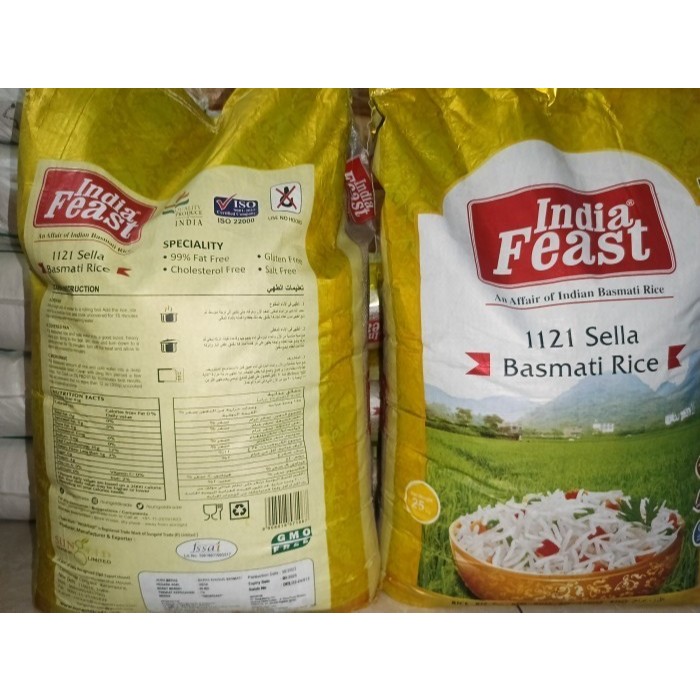 

Beras Basmati INDIAN FEAST Basmati rice 3 KG Repack