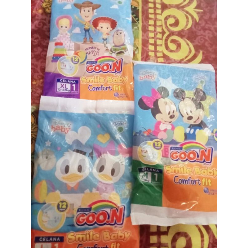 Goon smile baby comfort fit renceng MLXL isi 10pc
