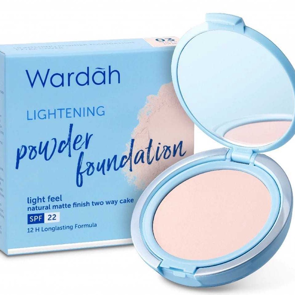 BOMBASTIS COD BEDAK WARDAH TWC  LIGHTENING POWDER FOUNDATION