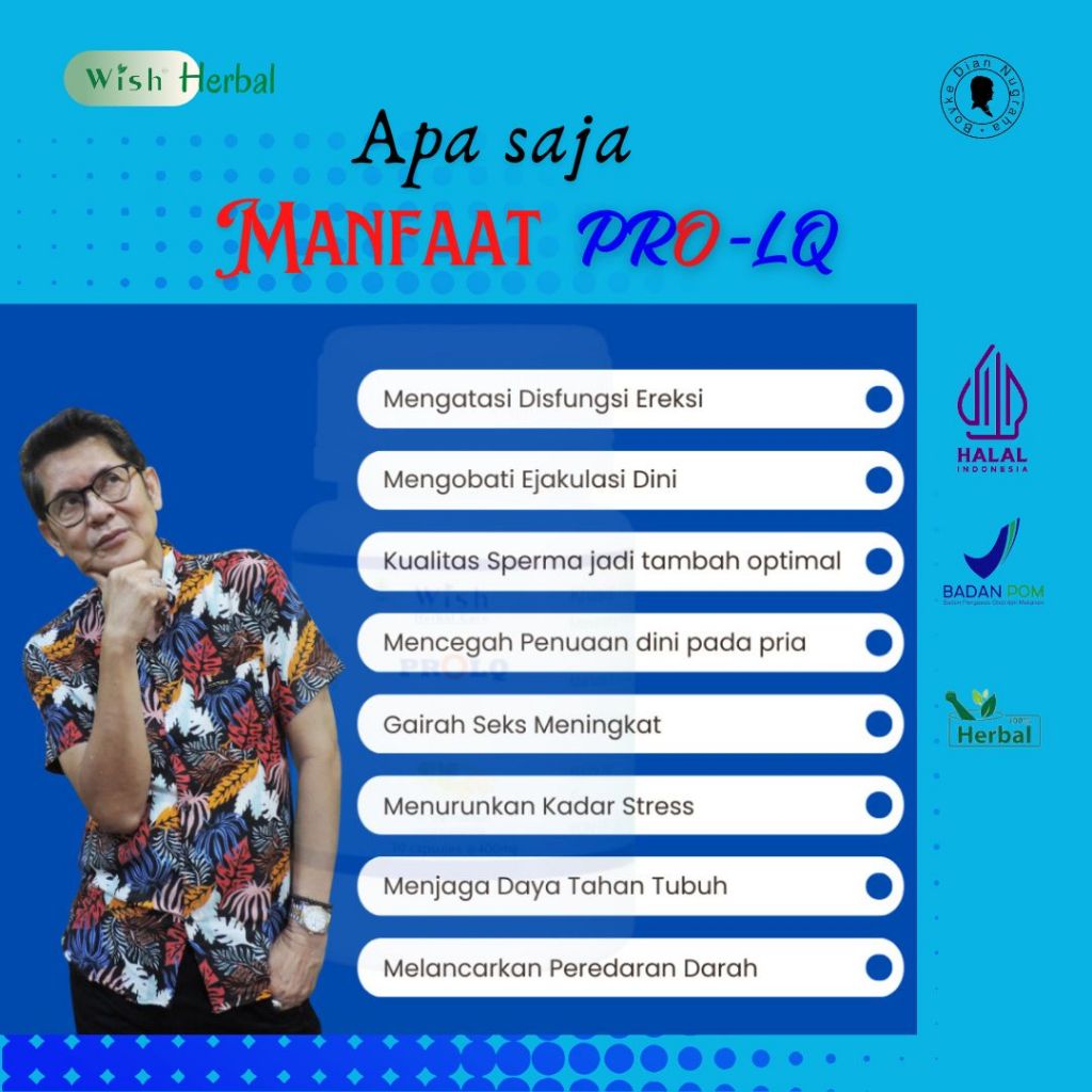 Apotik_Nugroho Wish Pro-Lq Kapsul - Multivitamin Pria - Dr.Boyke 30 Kapsul