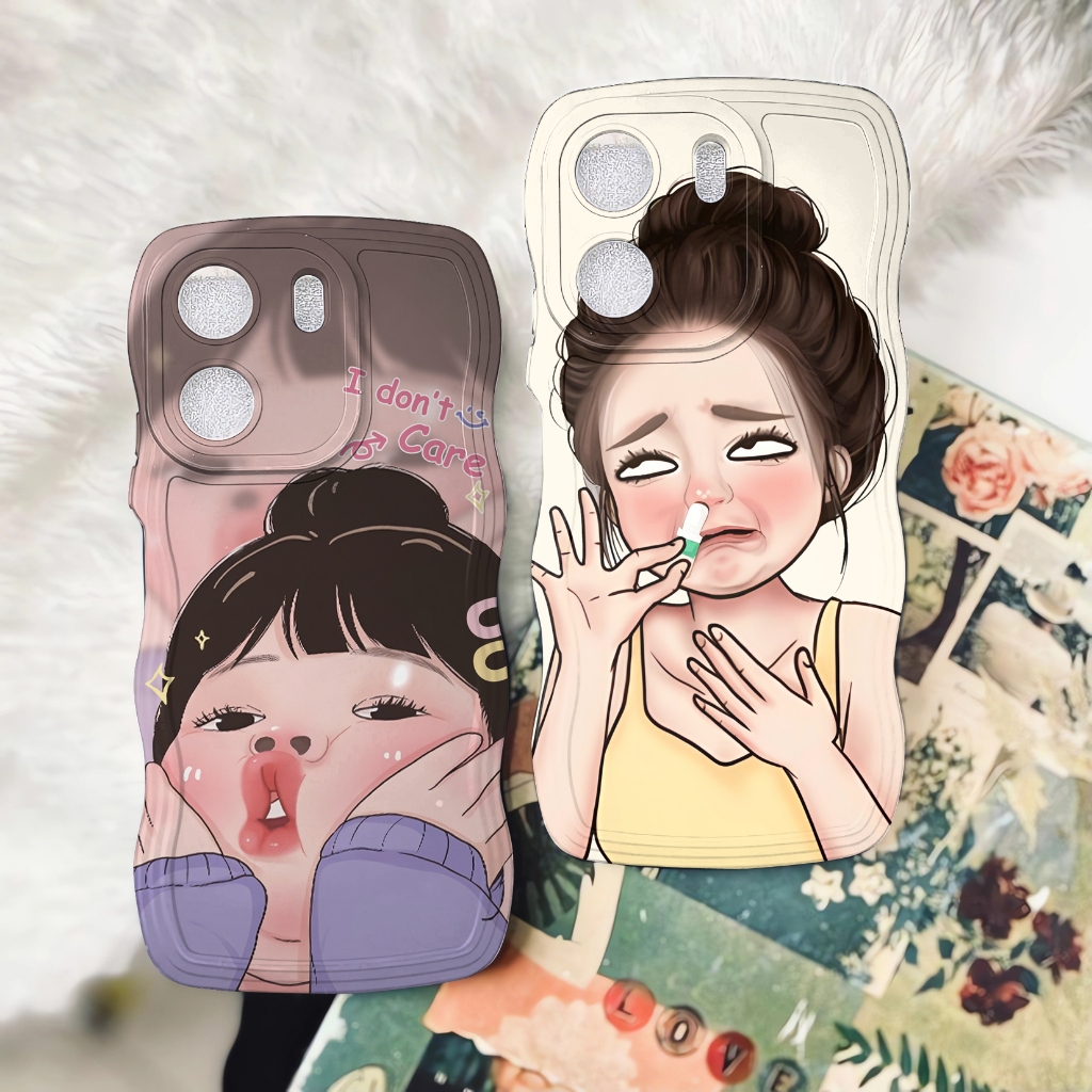 CGV-010 CASE VIVO Y03 2024 Softcase GELOMBANG Casing Vivo Y17s Pelindung Kamera
