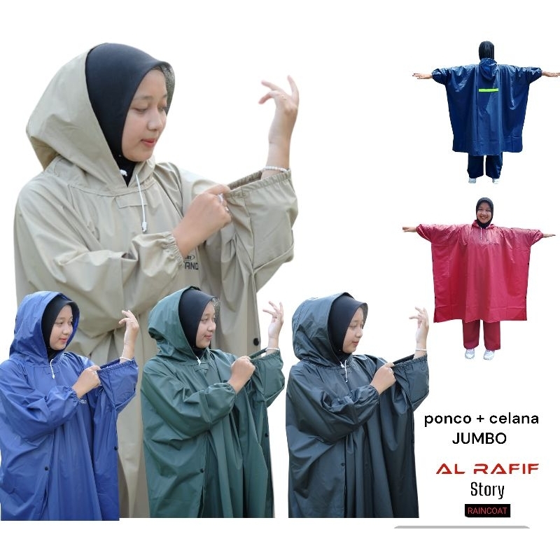 JAS HUJAN PONCO CELANA JUMBO