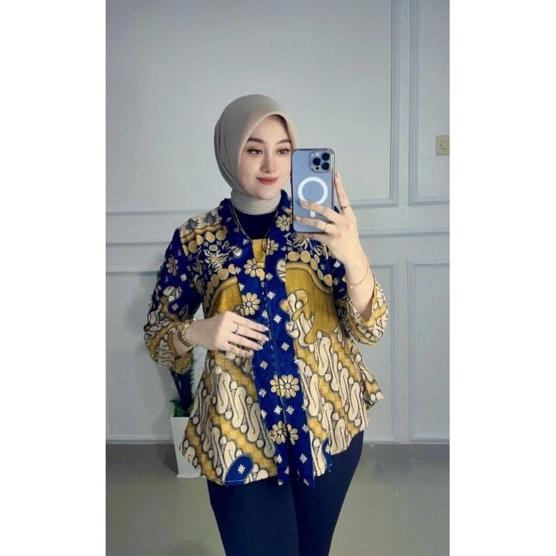 ATASAN BATIK WANITA.ATASAN BATIK KUTUBARU.BATIK WANITA TERBARU