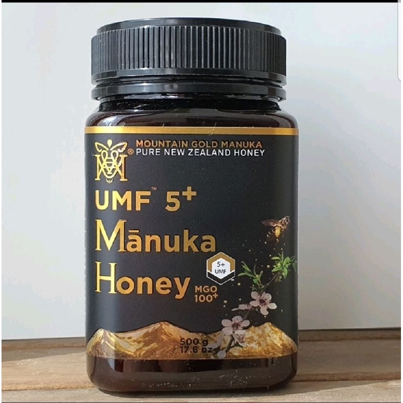 

QH PROMO Mountain Gold Manuka Honey UMF 5+, 250g, 500g, Madu Manuka, Madu New Zealand