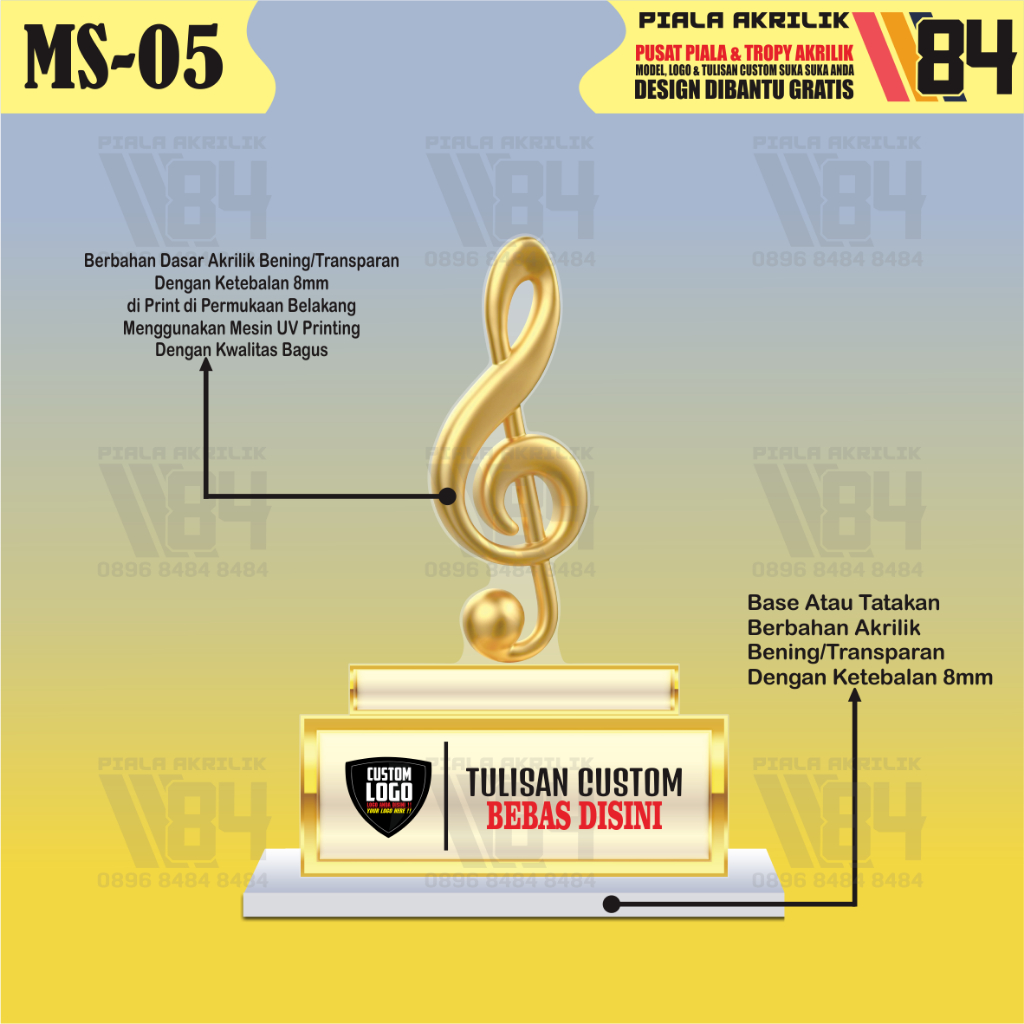 Plakat Music, Piala Music, Tropy Music, Tropi Musik, Plakat Musical, Piala Musical, Tropy Musical, P