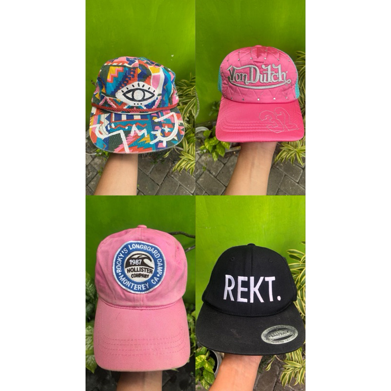 Topi vtg, simple caps, trucker, snapback