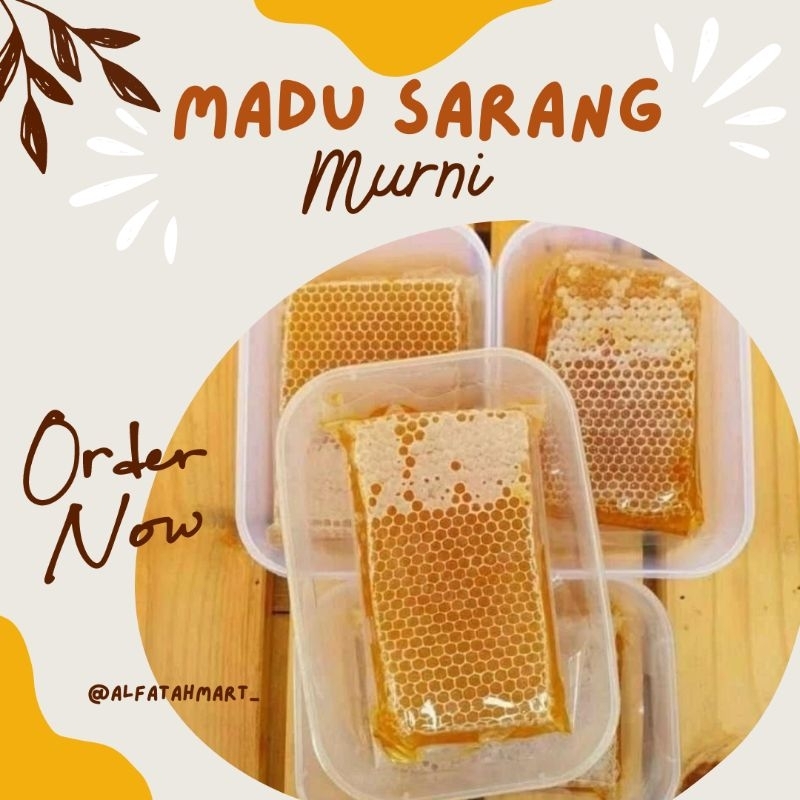 

MADU SARANG MURNI 500 GRAM RAW HONEY PREMIUM KUALITAS TERBAIK