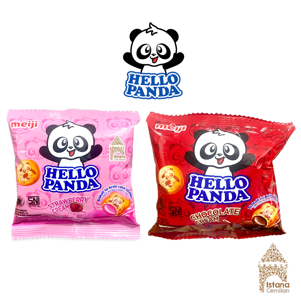 

Meiji Hello Panda Chocolate / Strawberry / Cookies Cream 8 Gram ECERAN