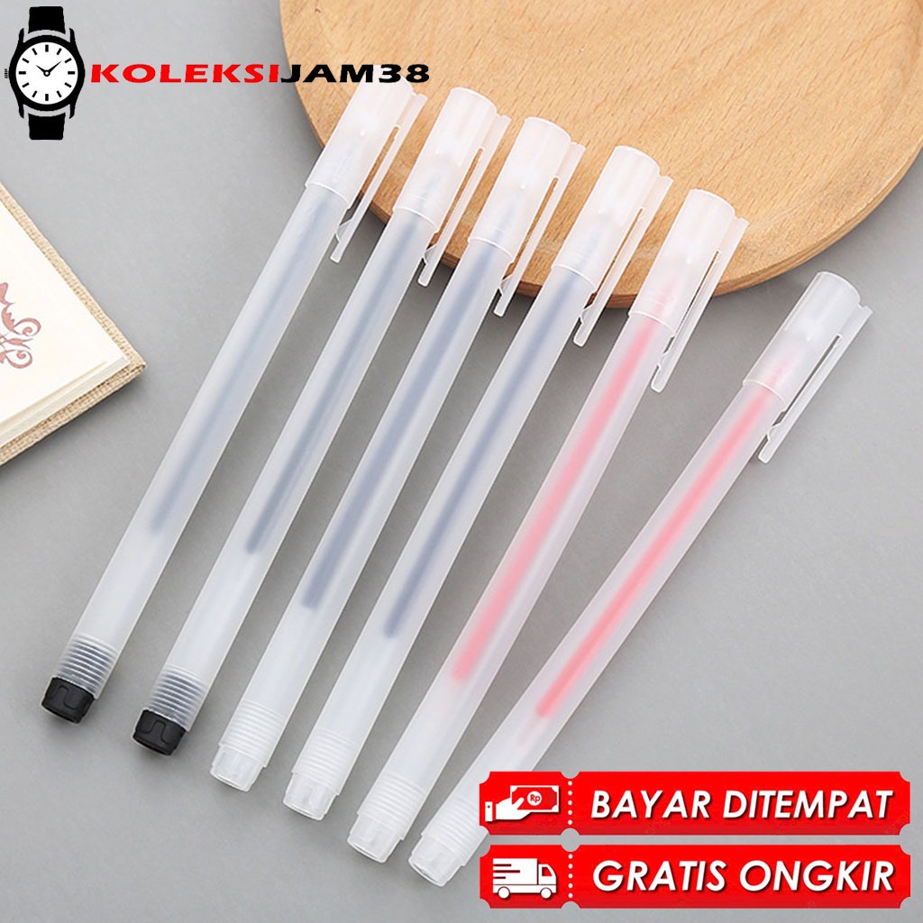

BISA COD ! Pulpen Gel 0.5mm Bolpoin Pena Pulpen Tinta Gel Cair Pena Transparant Pen Gel Stationary Kantor Sekolah Pena Pen Tinta Cair Murah Alat Tulis Kantor