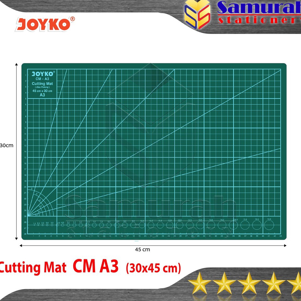 

Cutting Mat Joyko Ukuran A3 Alas Cuting Potong Kertas Tatakan Cutter Hijau CMA3 Besar ART Y4M6