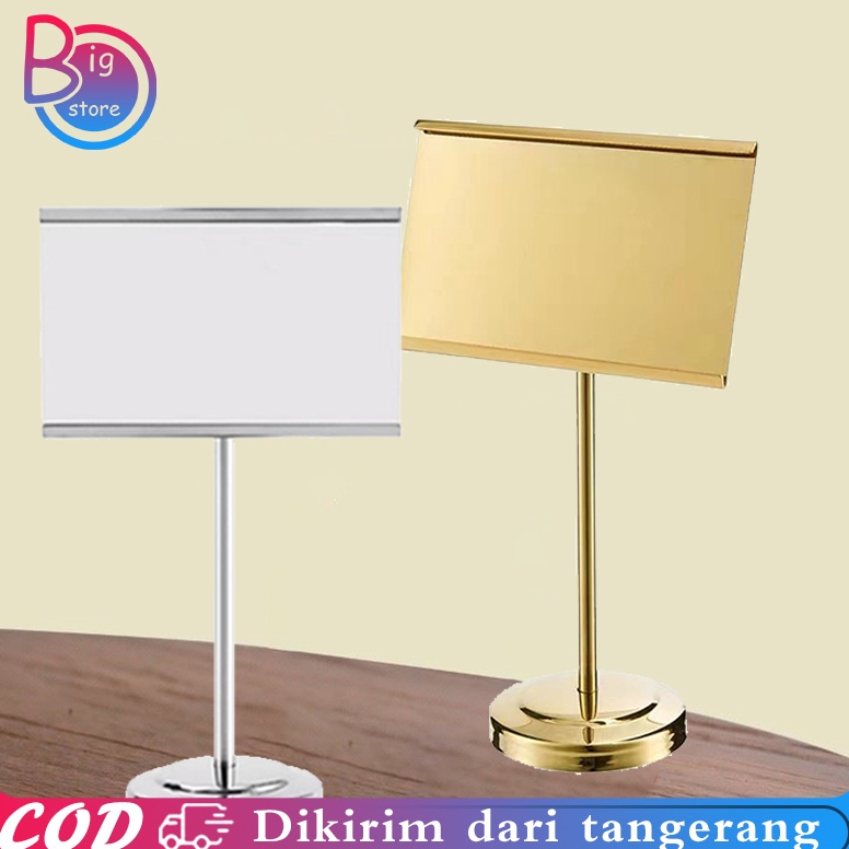 

Table Number Holder 15cm Name Tag Holder Tiang Nomor Meja Restoran Stand Menu Stand ART K8O7