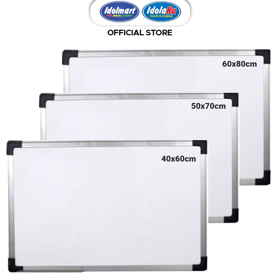 

IDOLAKU Whiteboard Papan Tulis Putih Ukuran 4x8 Murah ART G4E8
