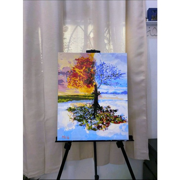 

Easel Lukis Stand Lukis Tripod Lukis ART I4K5